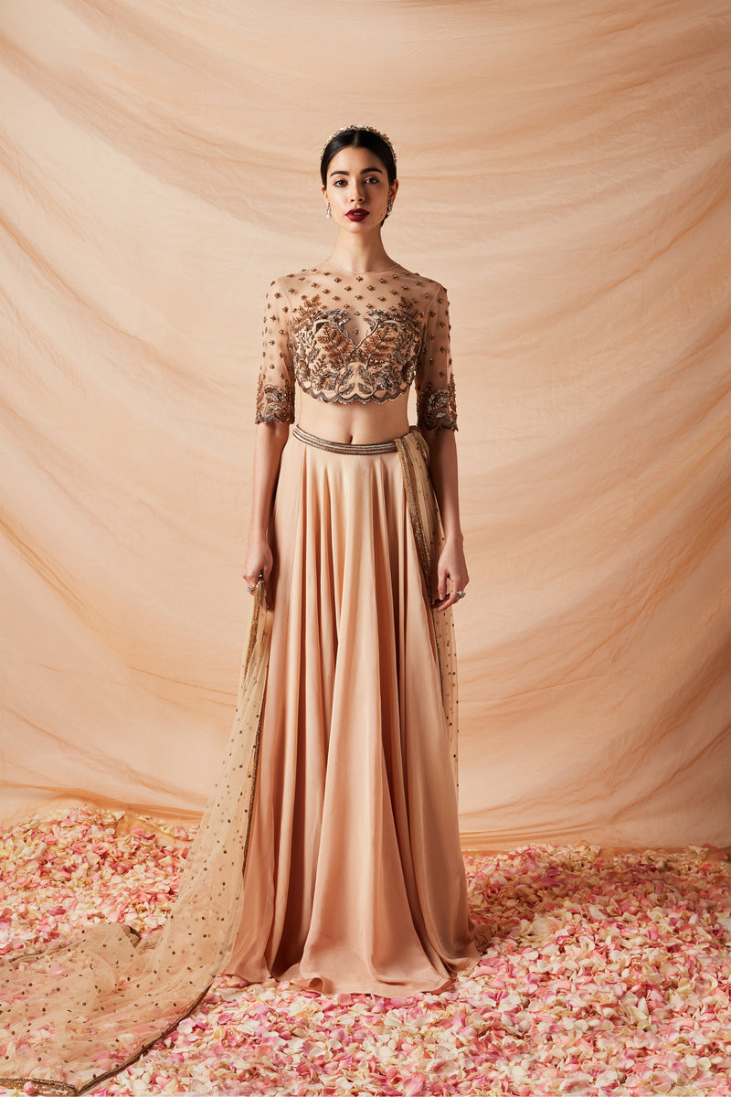 antique gold color dress Taormina Dress