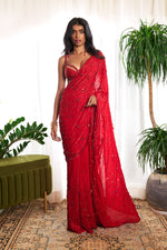 BISOU PRE-DRAPED SAREE SET