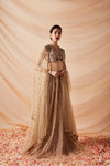 NIDA GOLD SEQUINED LEHENGA