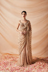 ZURI ANTIQUE GOLD BEADWORK SAREE